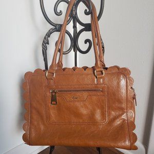 Gianni Bini Scalloped Edges Handbag